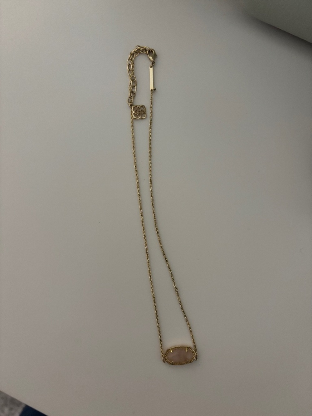 Kendra Scott Rose Quartz necklace